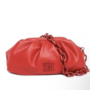 ♥️NEW Badgley Mischka Clutch Bag in Red